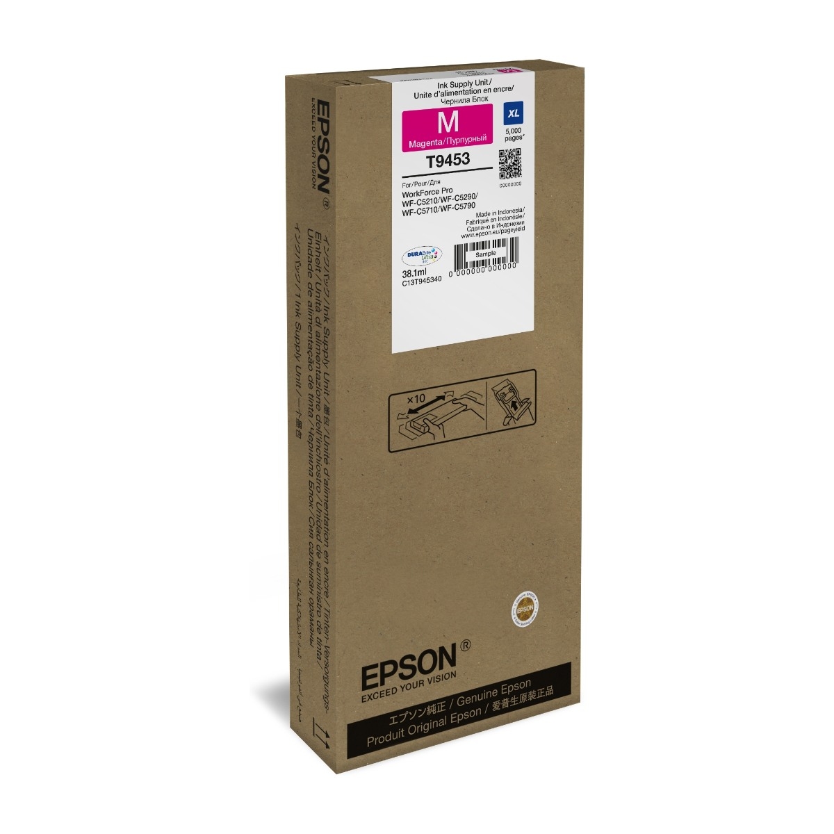 EPSON WF-C5 SERIES BLÆKPATRON XL MAGENTA 5K billede 2