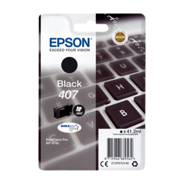 Epson WF-4745, sort blækpatron billede 1