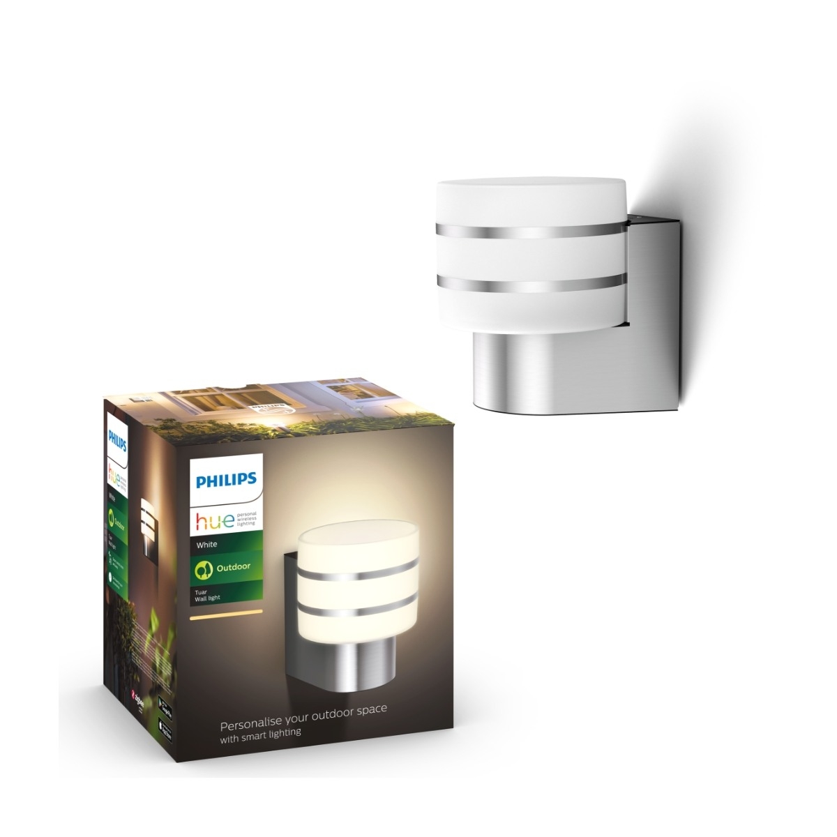 Philips Hue Tuar væglampe 1x9,5W (inox) billede 1