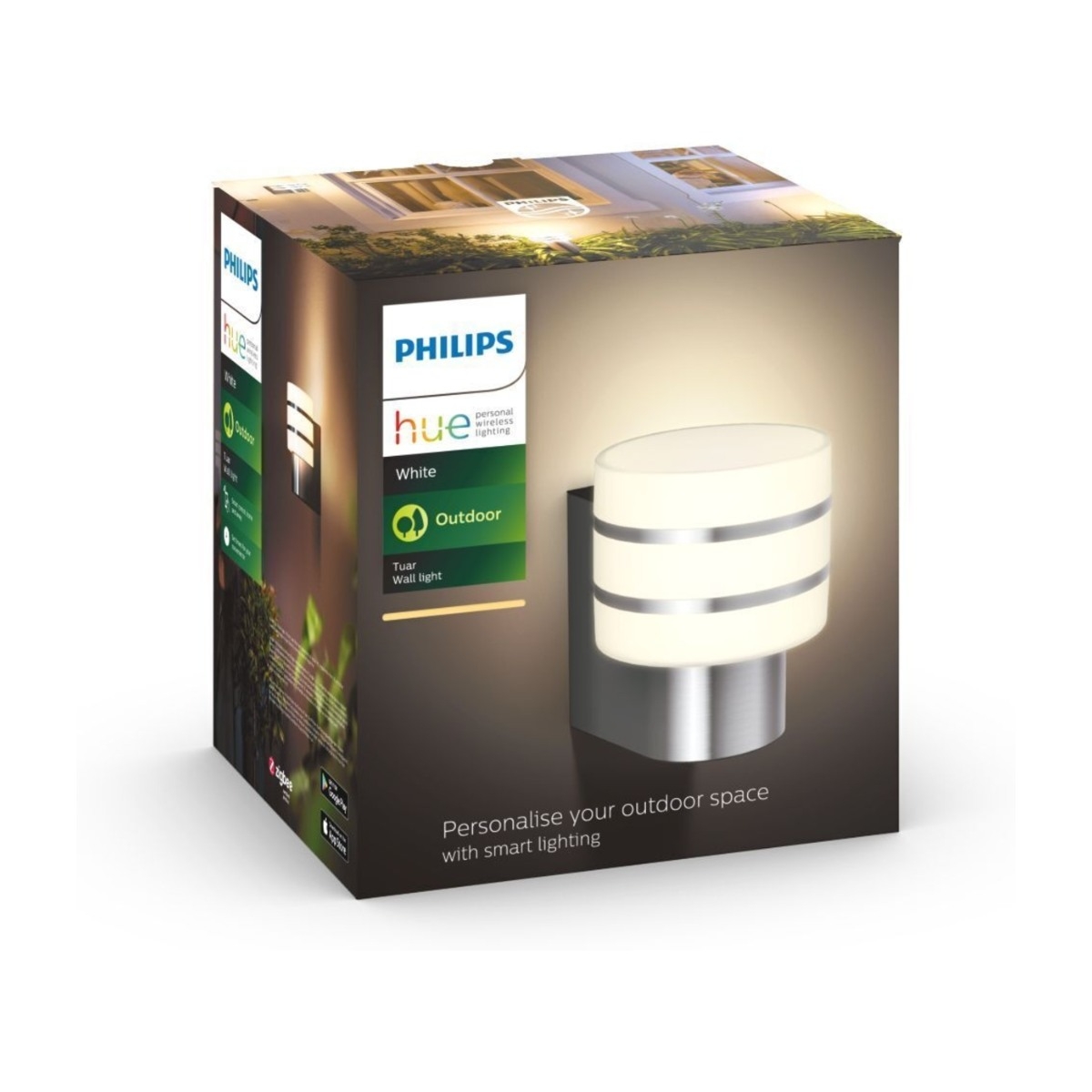 Philips Hue Tuar væglampe 1x9,5W (inox) billede 2