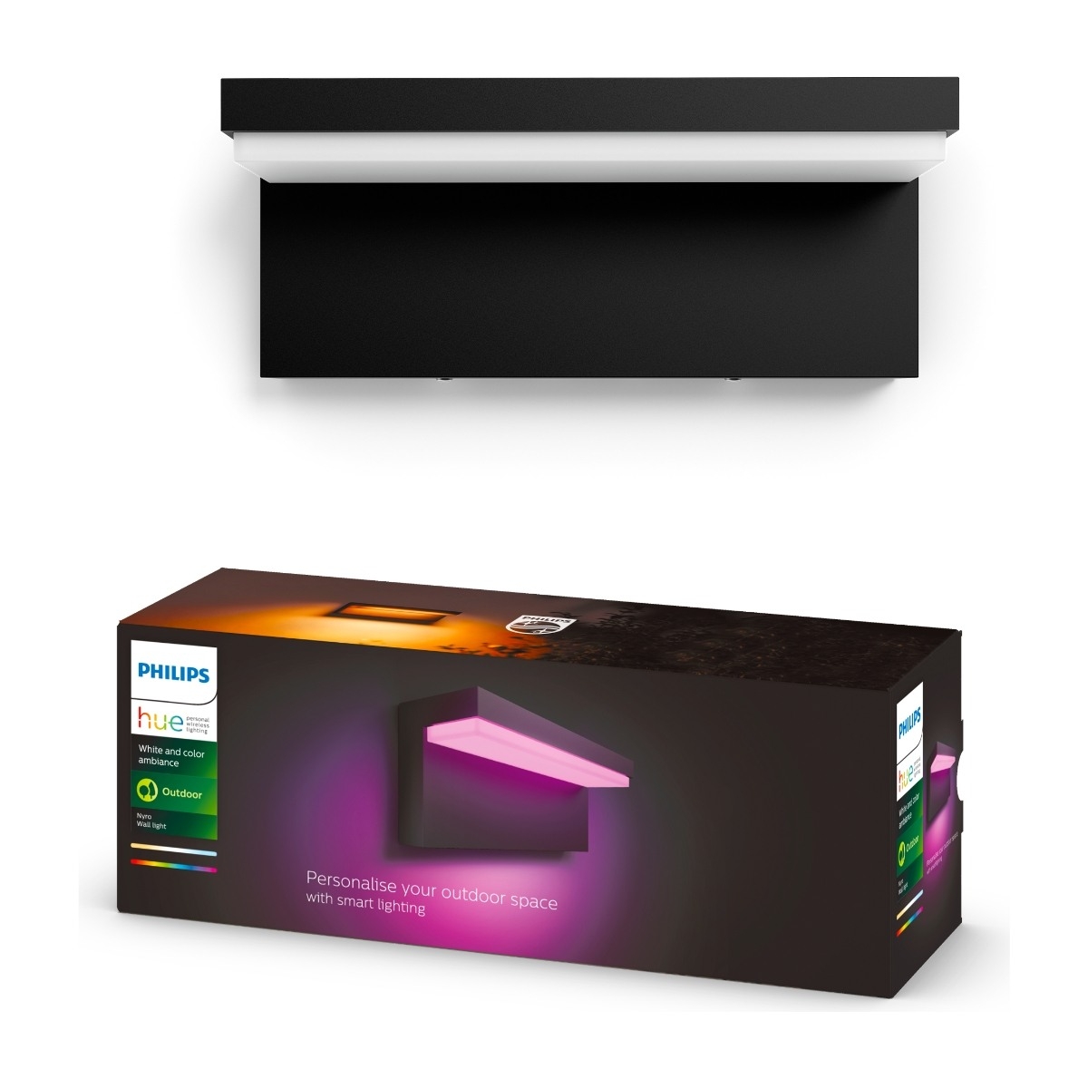 Philips Hue Nyro udendørs væglampe billede 1