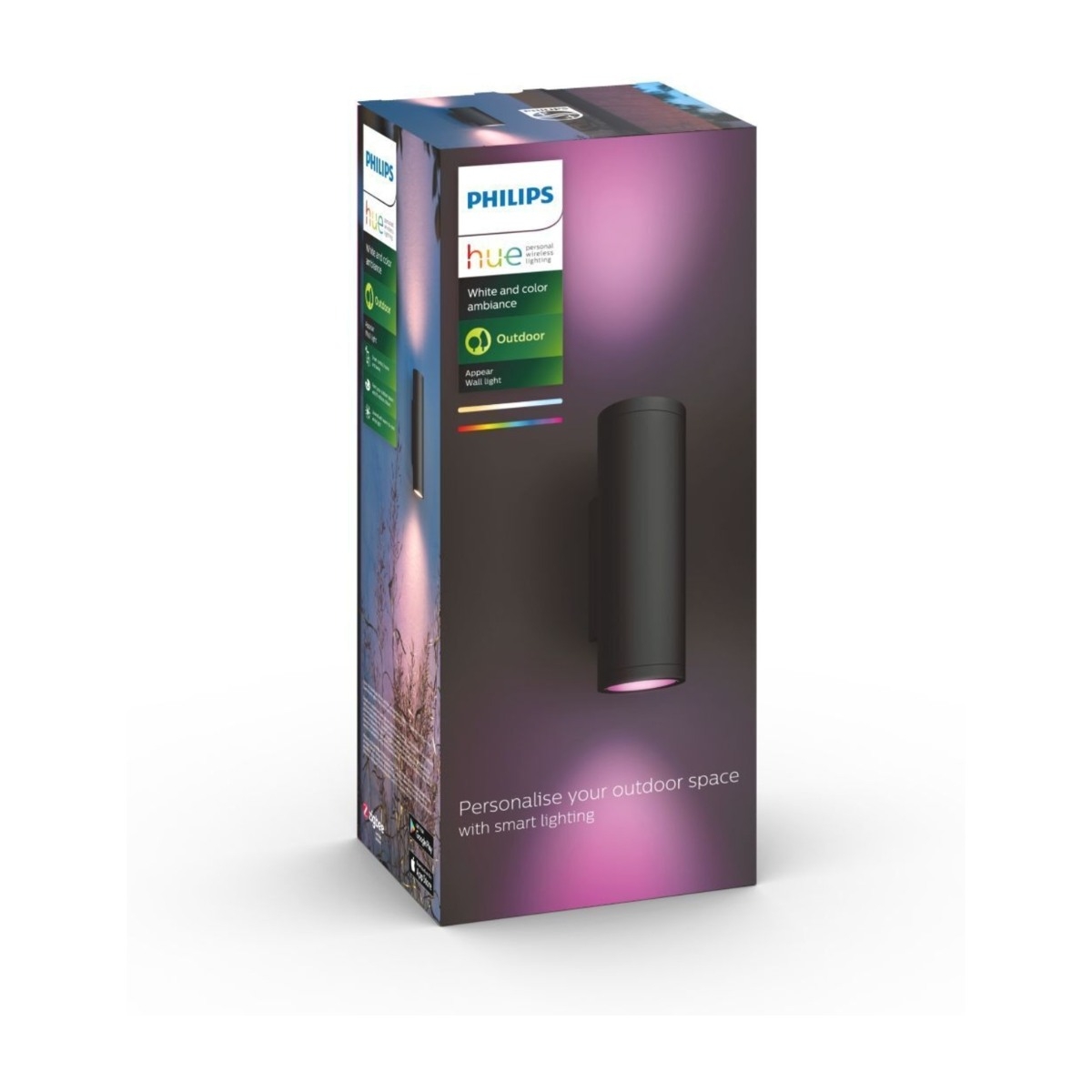 Philips Hue Appear udendørs væglampe 230 v billede 2