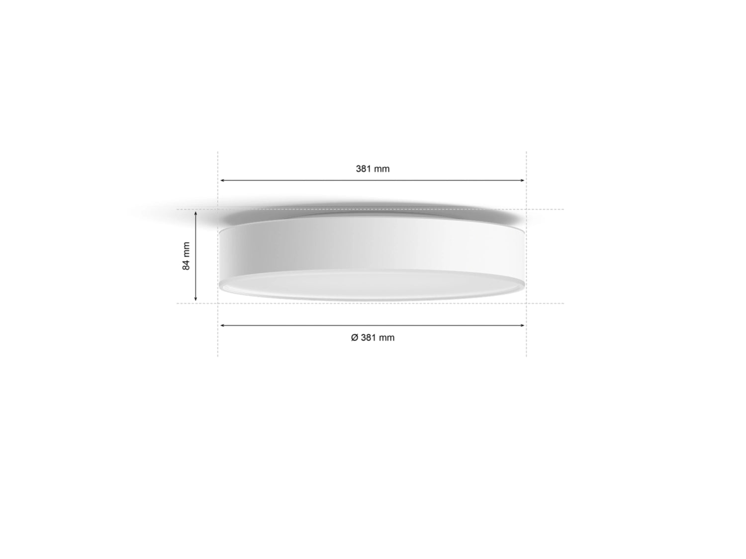 Philips Hue Enrave hvid plafond LED 19.2W Ø38CM billede 4