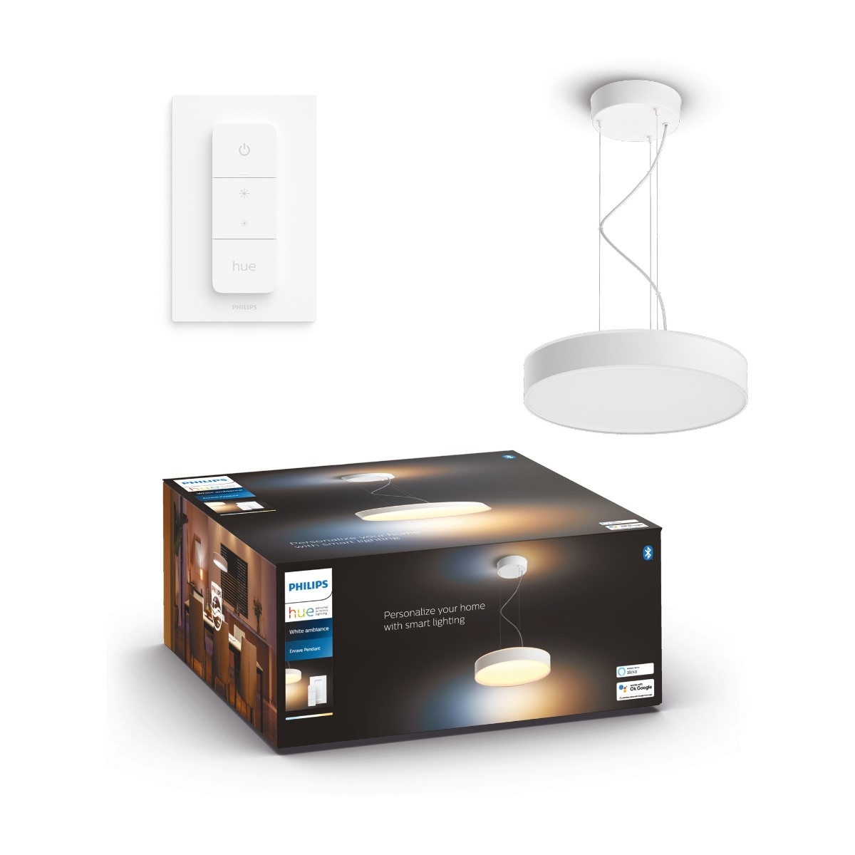 Philips Hue Enrave hvid pendel LED 33.5W billede 3