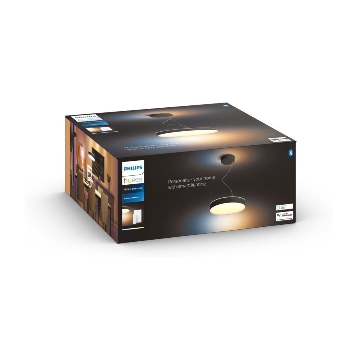 Philips Hue Enrave Pendel, sort billede 3