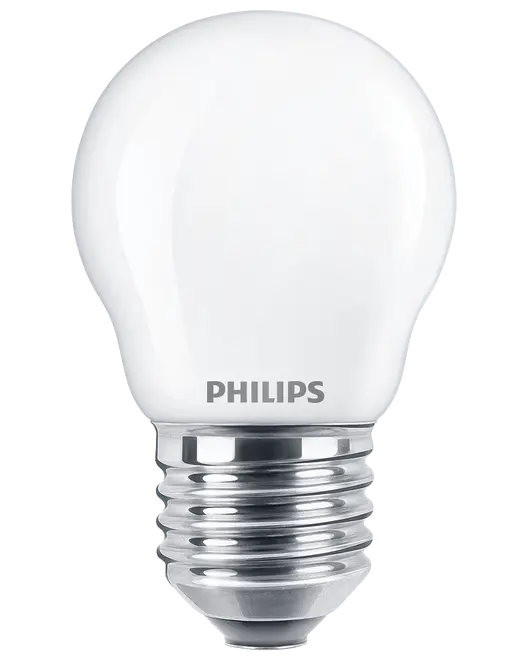 Philips Classic P45 LED-pære 4W E27 (2 pk) (varm hvid) billede 4