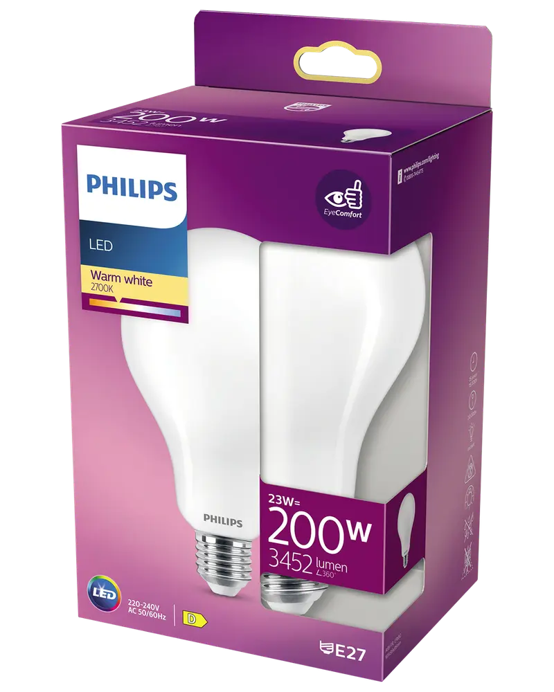 PHILIPS LED-pære 23W E27 A95 billede 2