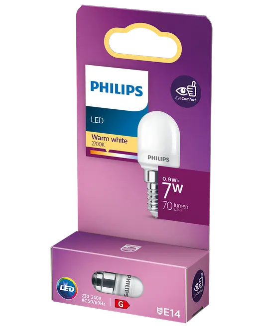 PHILIPS LED-pære 0,9W E14 T25 billede 1