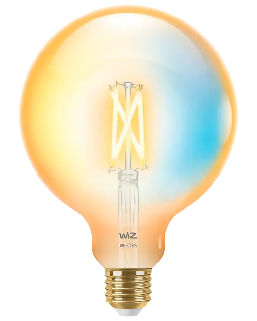 WiZ Smart LED-pære 7W E27 G125 Amber billede 1