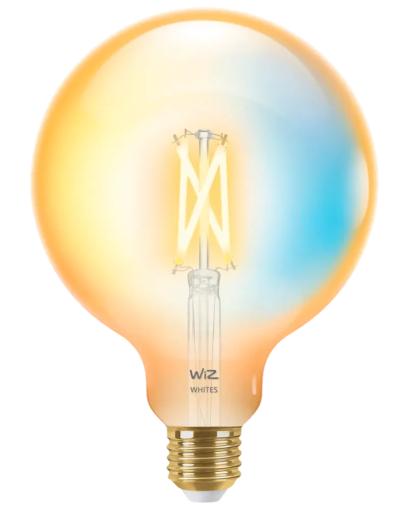 WiZ Smart LED-pære 7W E27 G125 Amber billede 2