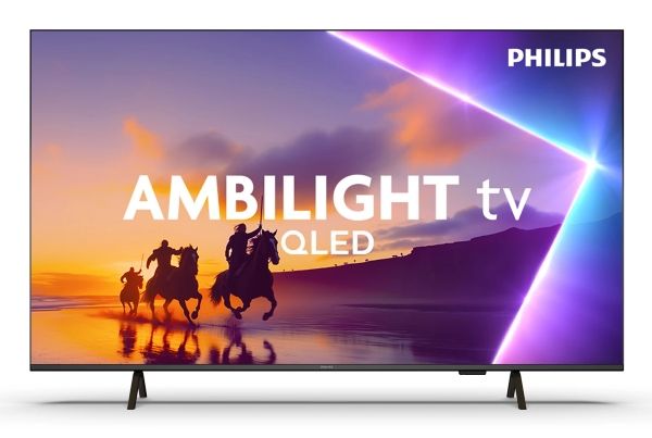 Philips 43PUS8450 - 43" Diagonal klasse LED-bagbelyst LCD TV - QLED - Smart TV - TITAN OS - 4K UHD (2160p) 3840 x 2160 - HDR - sort