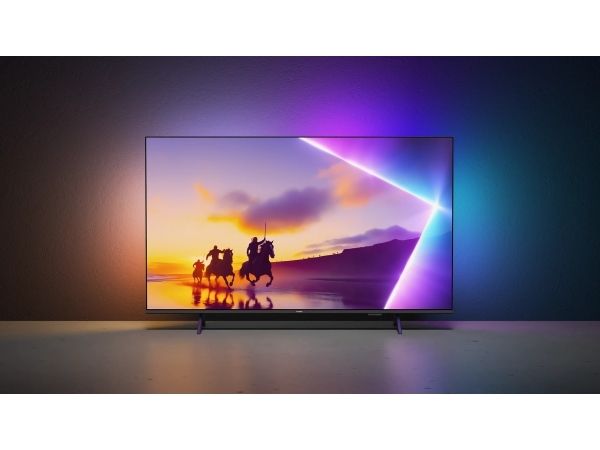 Philips 43PUS8450 - 43" Diagonal klasse LED-bagbelyst LCD TV - QLED - Smart TV - TITAN OS - 4K UHD (2160p) 3840 x 2160 - HDR - sort