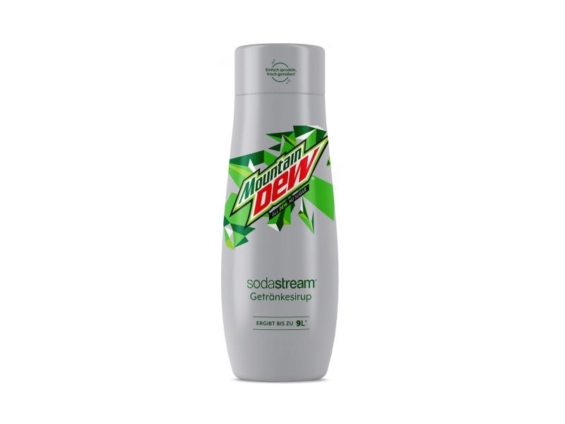 SodaStream Mountain Dew, Klembar flaske, CE, 1 kcal, 4 kJ, 0,01 g, 0,1 g billede 1