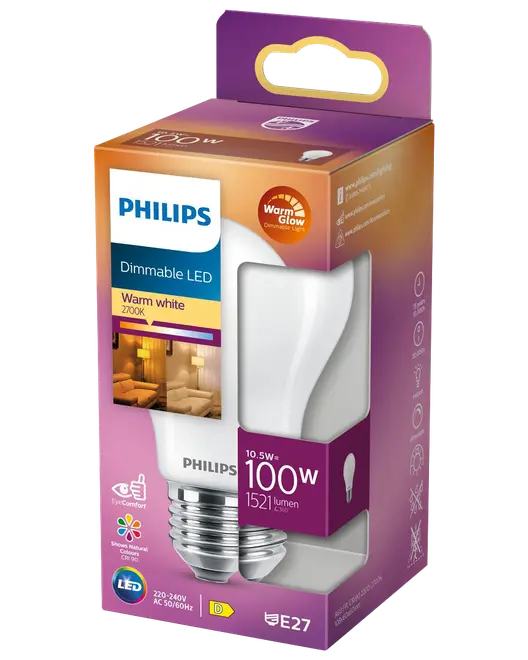 Philips Classic LED-pære 10W E27 billede 1