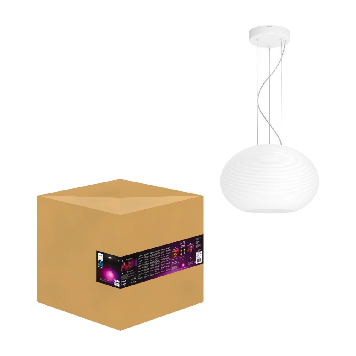 Philips Hue Flourish Pendel, hvid 31w billede 1