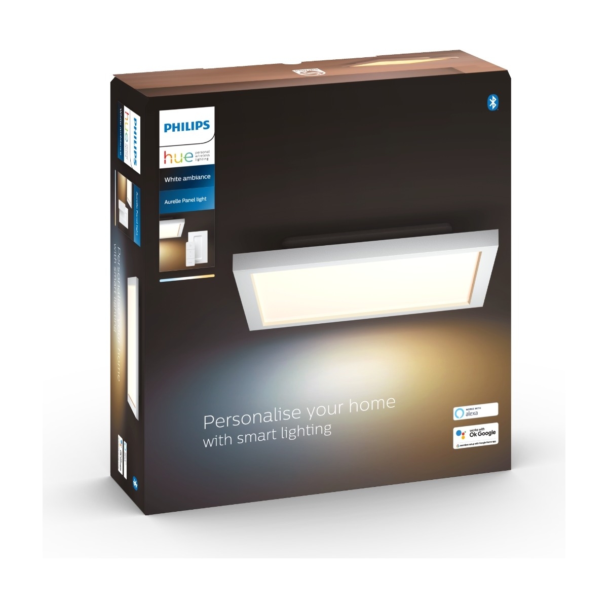Philips Hue Aurelle Loftslampe, Firkantet 24,5w billede 2