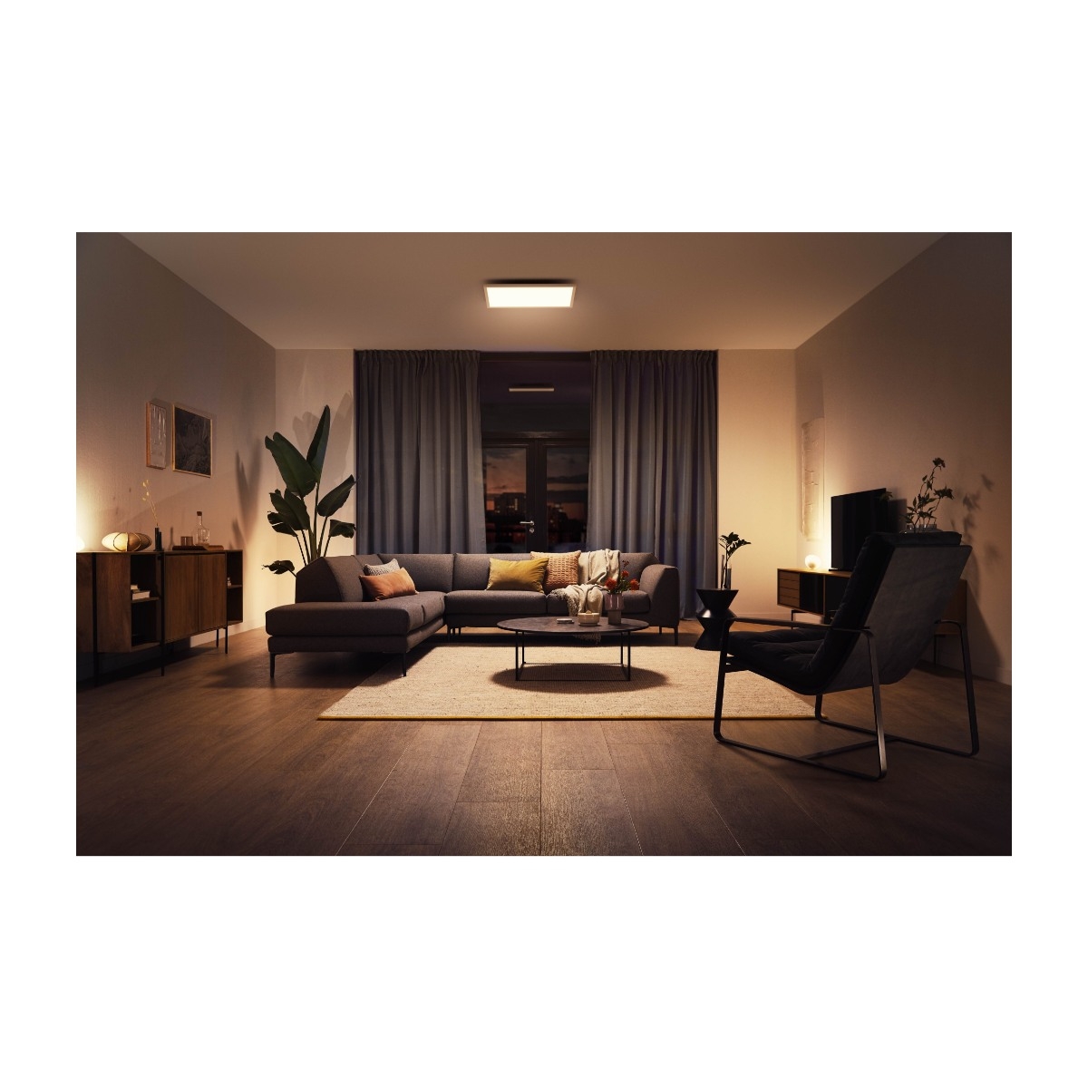 Philips Hue Aurelle Loftslampe, Firkantet 46,5w billede 4