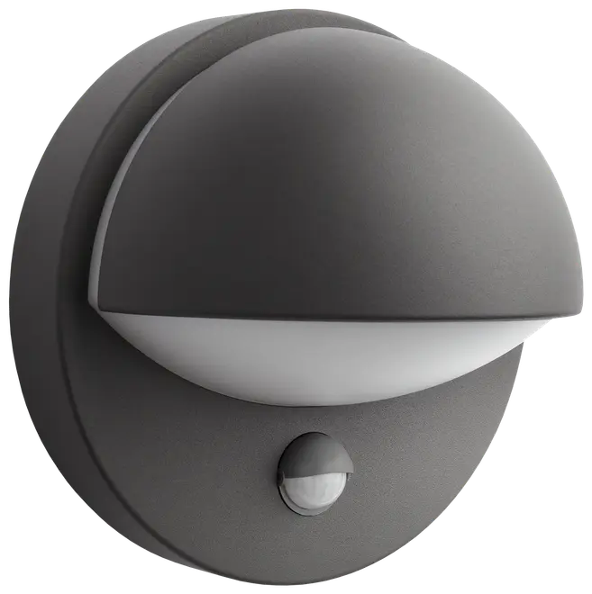 PHILIPS Væglampe med sensor June E27 - antracitgrå billede 1