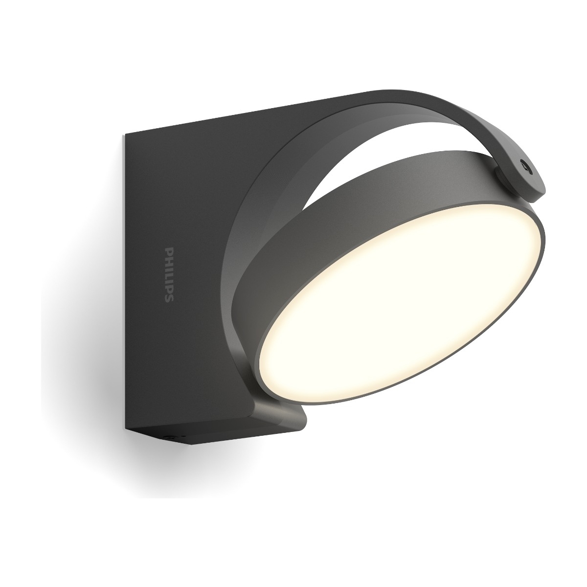 Philips Mimosa LED væglampe 7W 2700K, antracit billede 1