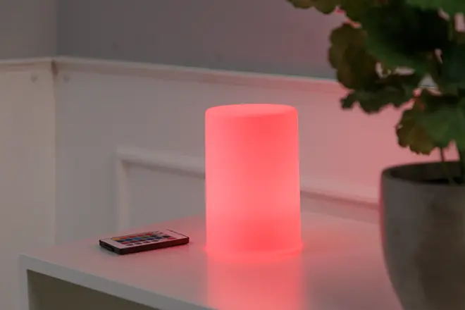 Bordlampe med farveskift 15 cm billede 4