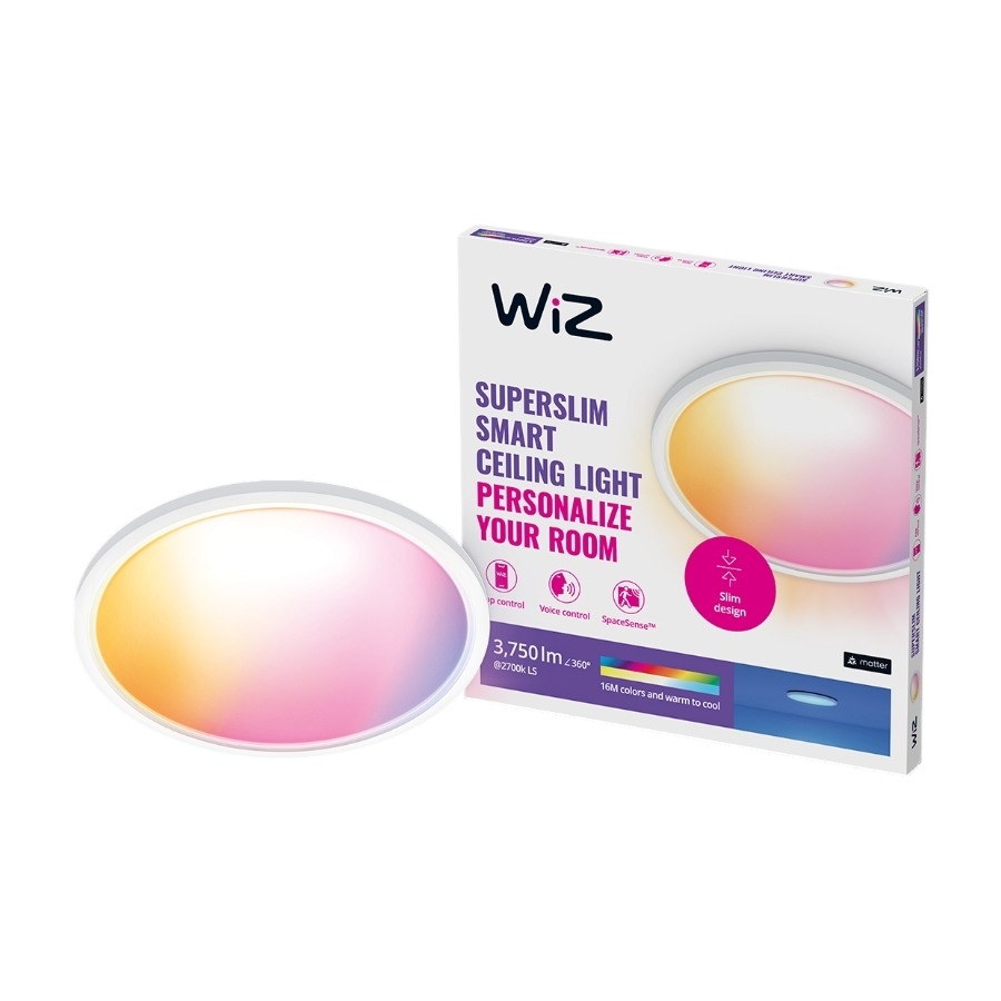 WiZ Superslim RGB Loftslampe 32W, hvid billede 1