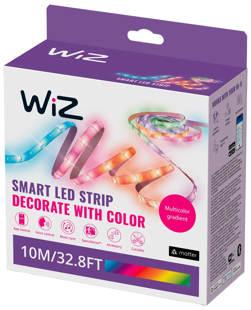 WiZ RGBIC LED lyskæde 10 m billede 4