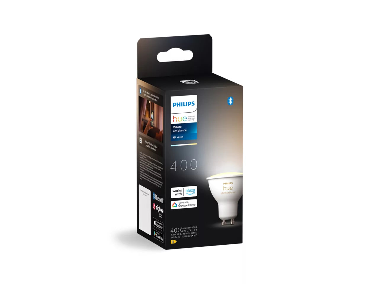 Philips Hue LED-pære GU10 4,2W billede 1