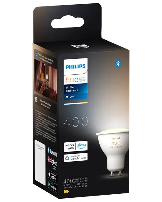 Philips Hue LED-pære GU10 4,2W billede 2