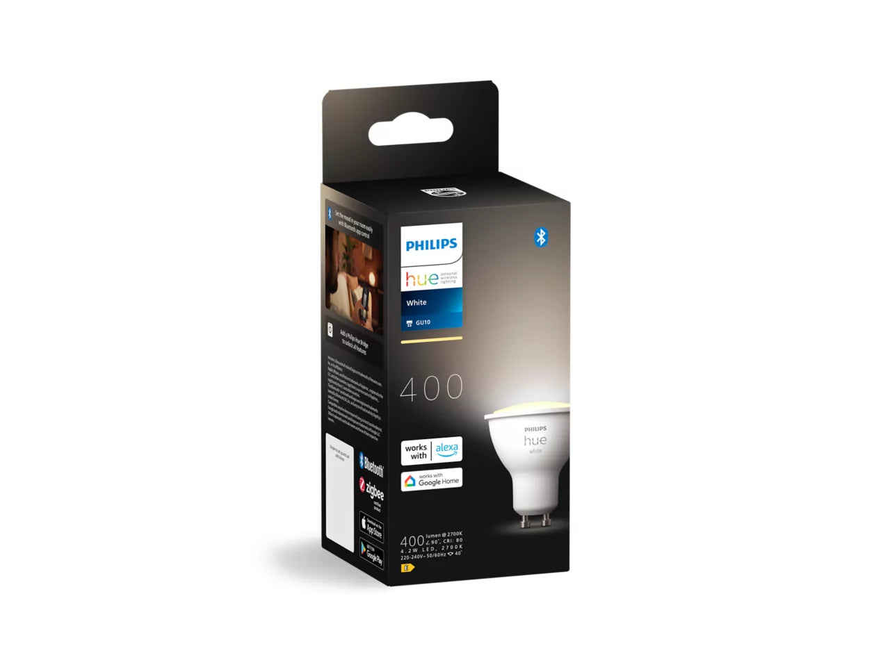 Philips Hue LED-pære GU10 4.2W billede 1