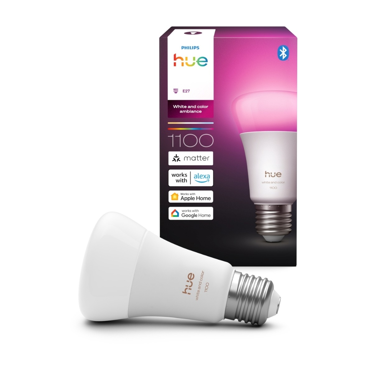 Philips Hue WCA A60 LED pære 8,1W E27 billede 2