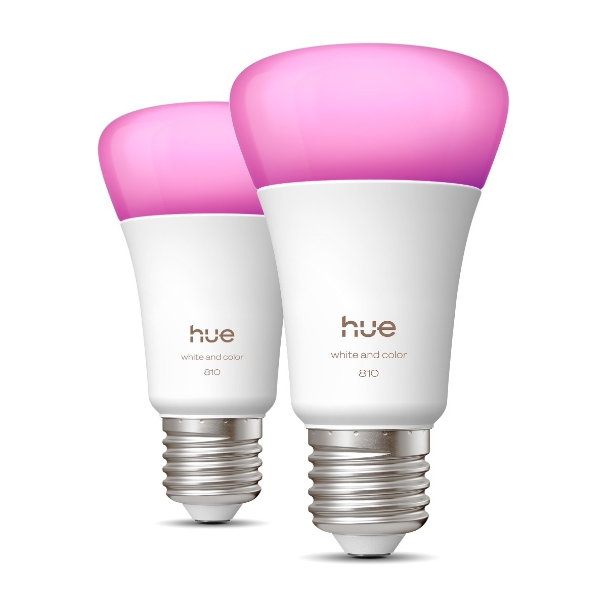 Philips Hue WCA A60 LED pære 6W E27 (2 stk) billede 2