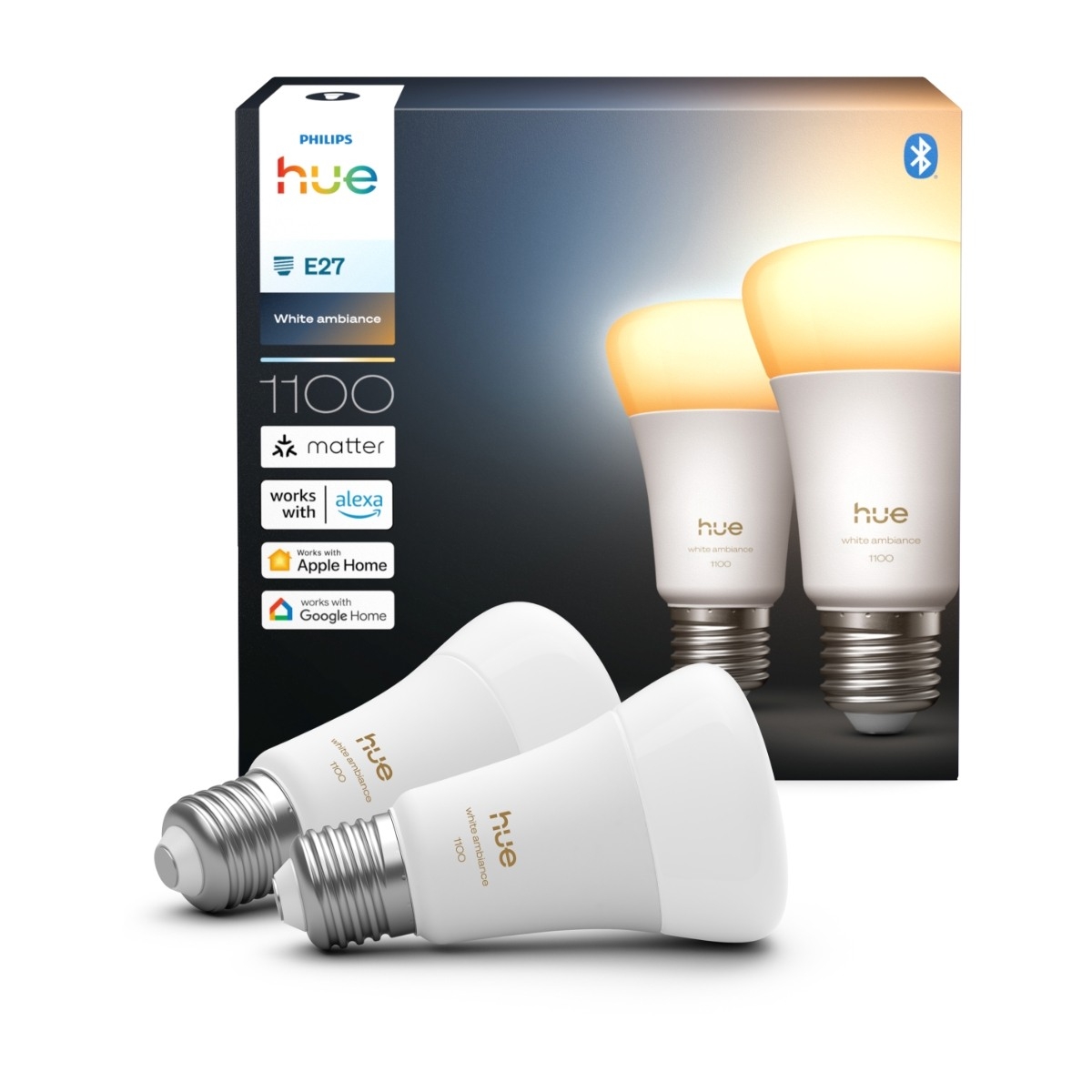 Philips Hue WA A60 LED pærer 8,1W E27 (2 stk) billede 1
