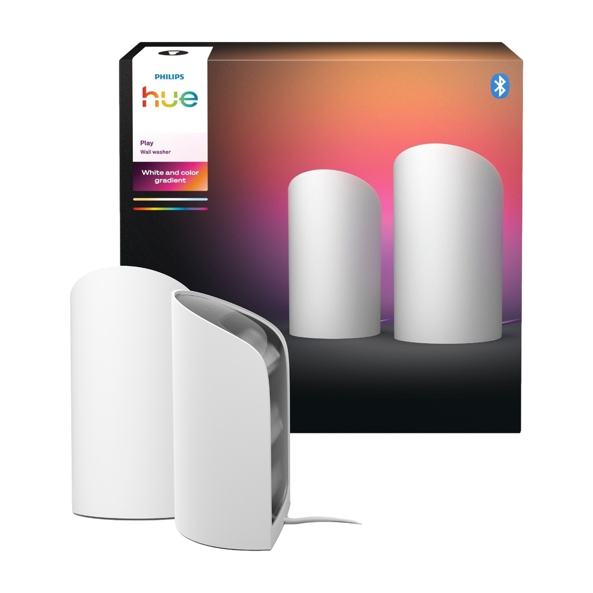 Philips Hue bordlampe 2-pakke (hvid) billede 1