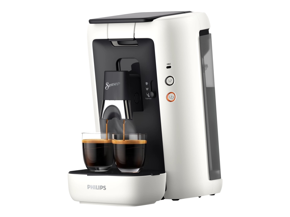 Philips Senseo CSA260 Maestro - Kaffemaskine - 1 bar - funklende hvid