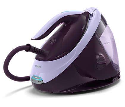 Philips Dampstrygejern PerfectCare 7000 Series PSG7050 - steam generator iron - sole plate: SteamGlide Elite billede 2