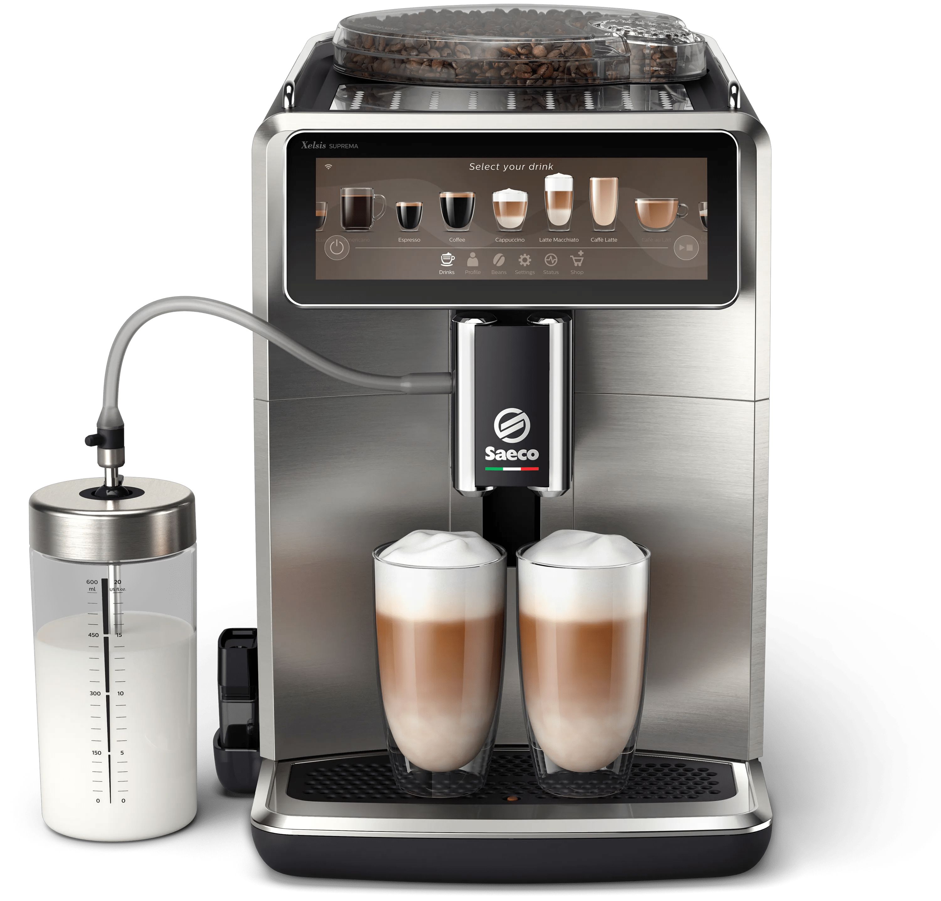 Saeco SM8885/00, Espressomaskine, 1,7 L, Kaffebønner, Indbygget kværn, 1500 W billede 2