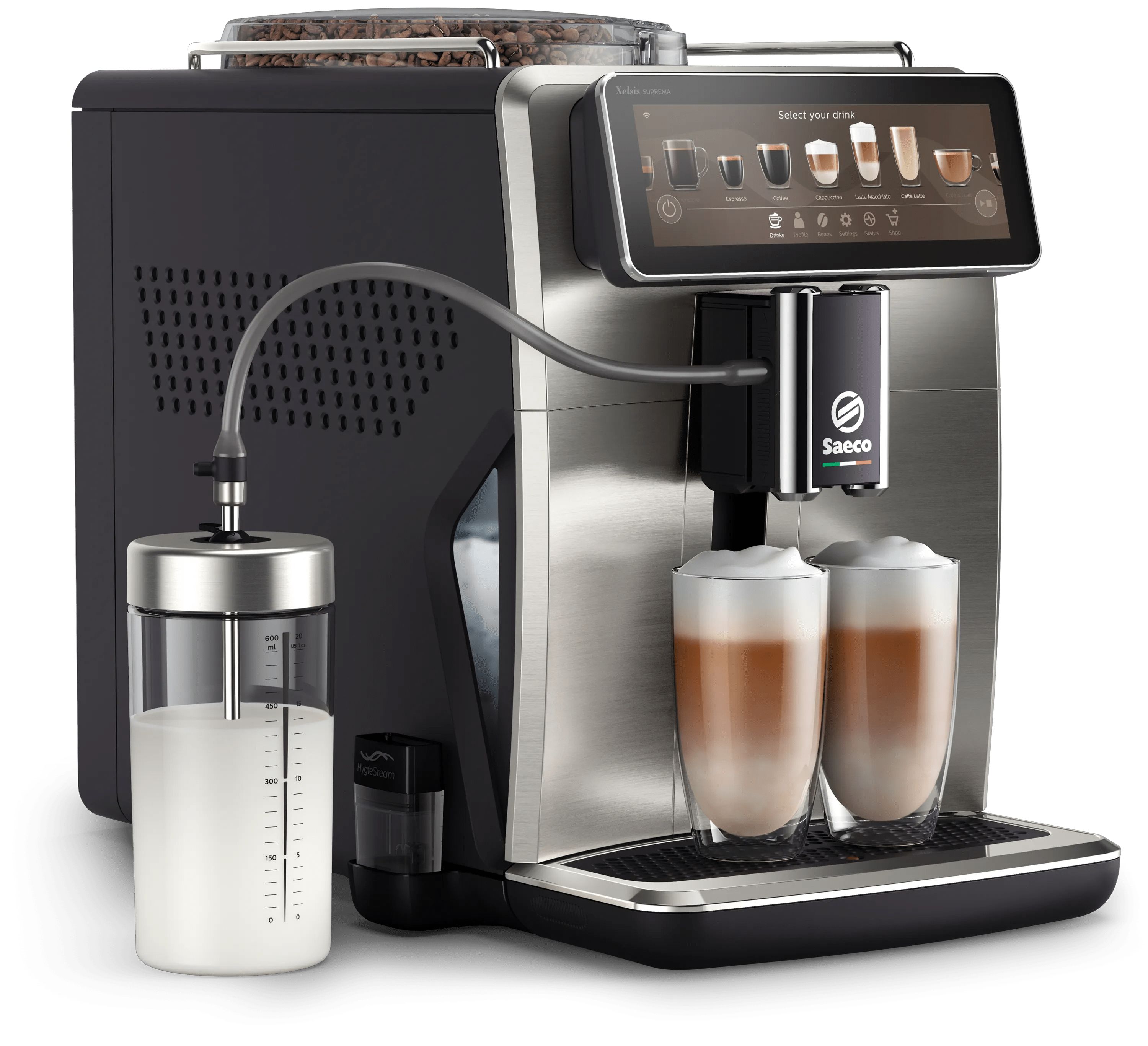 Saeco SM8885/00, Espressomaskine, 1,7 L, Kaffebønner, Indbygget kværn, 1500 W billede 3