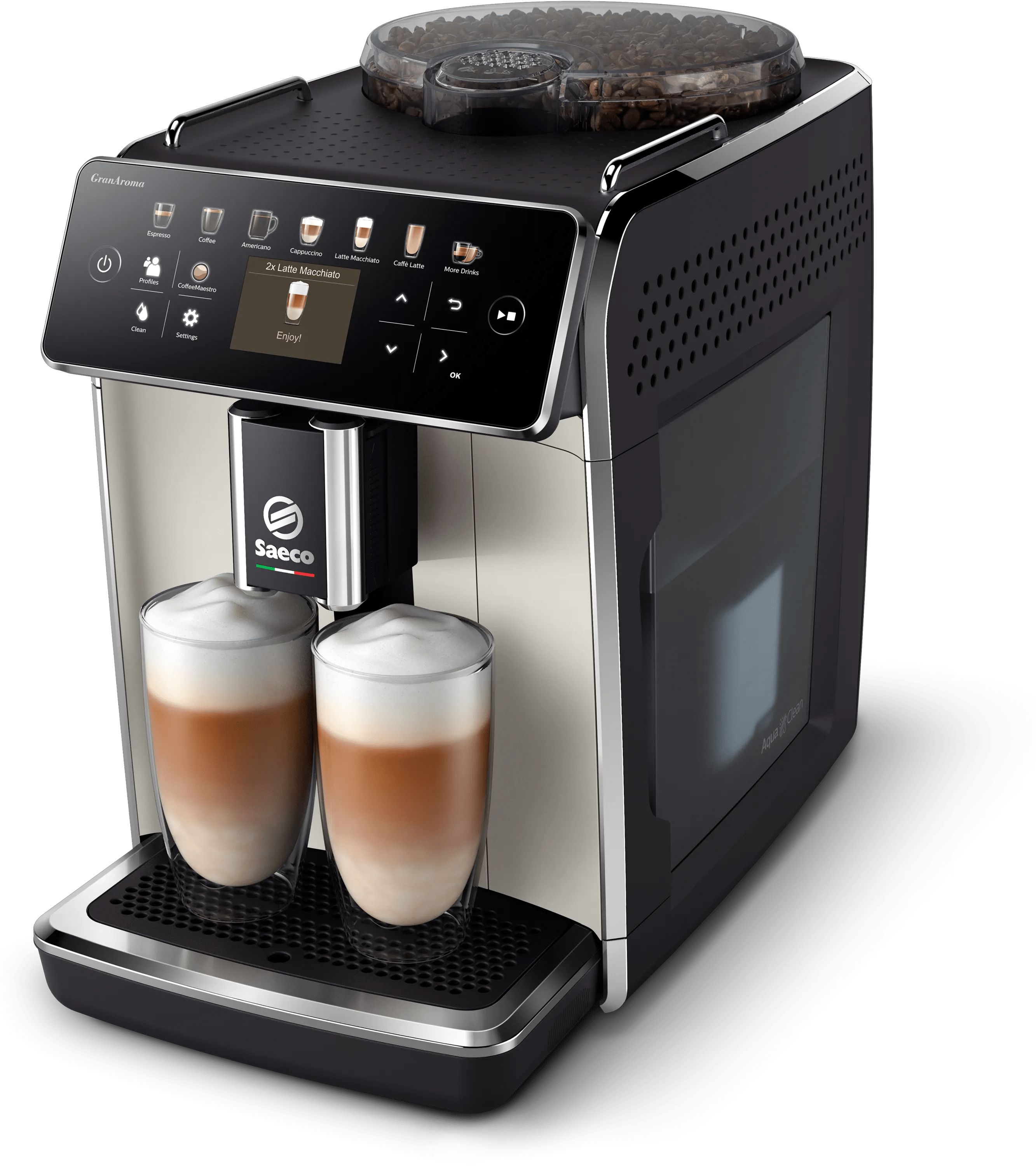 Saeco SM6582/30, Espressomaskine, 1,8 L, Kaffebønner, Indbygget kværn, 1500 W billede 1