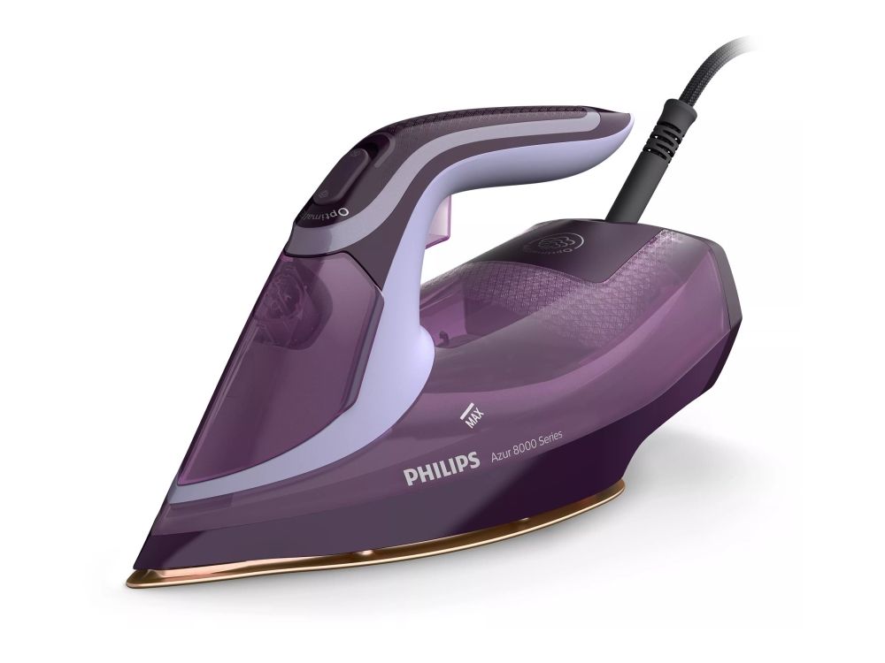 Philips Azur 8000 Series DST8021 - Dampstrygejern med automatisk afbrydelse - såleplade: SteamGlide Elite - 3000 W billede 2