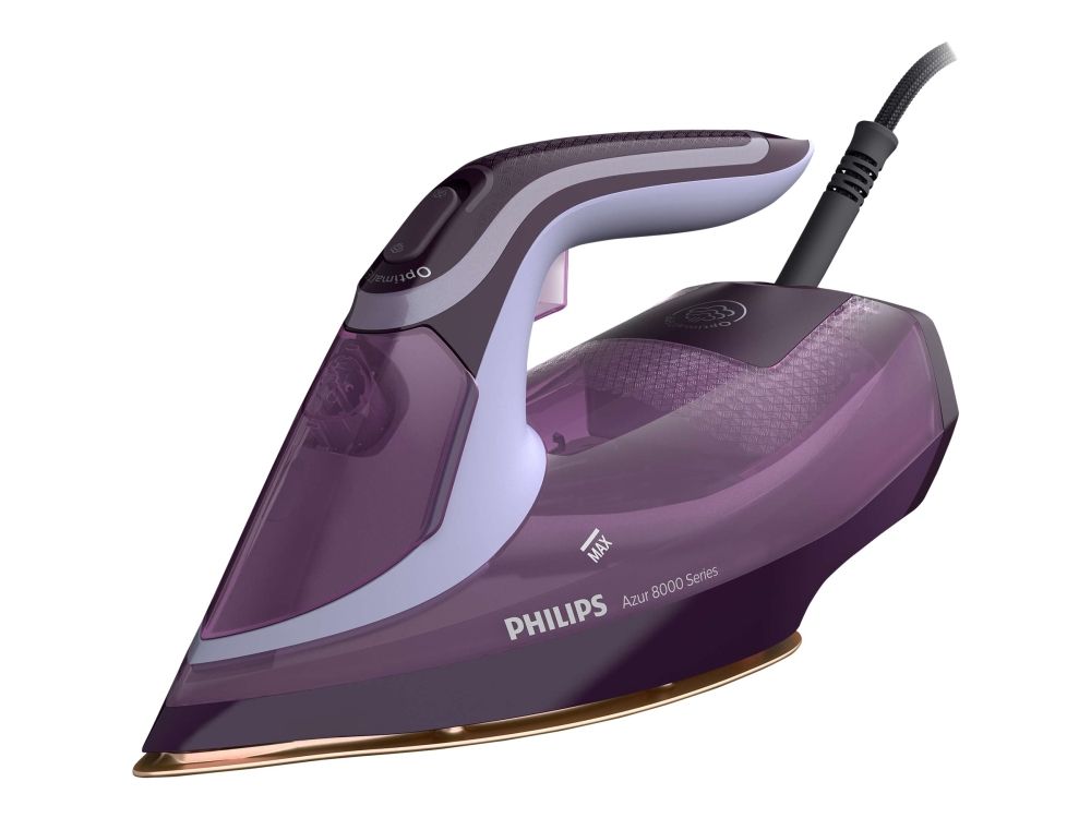 Philips Azur 8000 Series DST8021 - Dampstrygejern med automatisk afbrydelse - såleplade: SteamGlide Elite - 3000 W billede 1