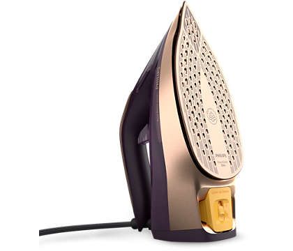 Philips Azur 8000 Series DST8040 - Dampstrygejern med automatisk afbrydelse - såleplade: SteamGlide Elite - 3000 W - dyb purpur billede 3