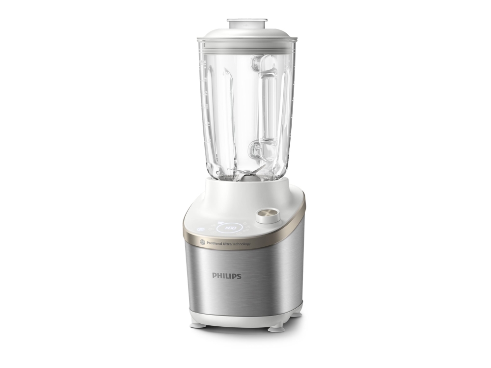 Philips Blender 7000 Series HR3760 - blender - white/metallic - 1500 W billede 1