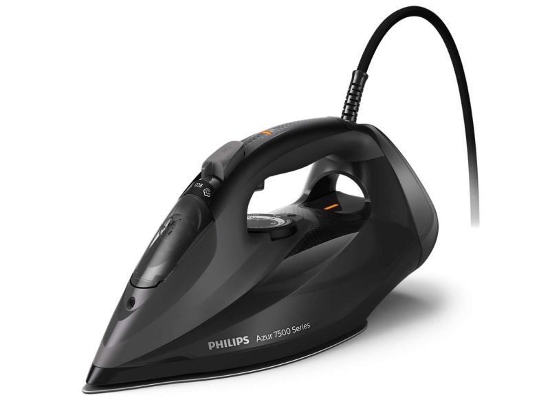Philips Azur 7500 Series DST7511 - Dampstrygejern med automatisk afbrydelse - såleplade: SteamGlide Elite - 3200 W - sort billede 3