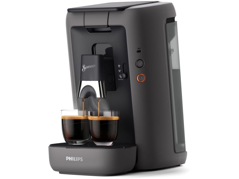 Philips Senseo Maestro CSA260 - Kaffemaskine - 1 bar - cashmere gray/matt black billede 2