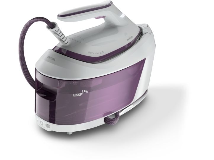 Philips PerfectCare 6000 Series PSG6020 - Dampstrygejern med automatisk afbrydelse - såleplade: SteamGlide Plus - 2400 W billede 2