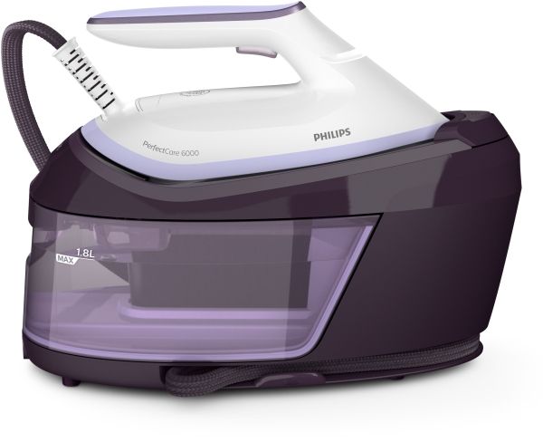 Philips PerfectCare 6000 Series PSG6024 - Dampstrygejern med automatisk afbrydelse - såleplade: SteamGlide Plus - 2400 W billede 4