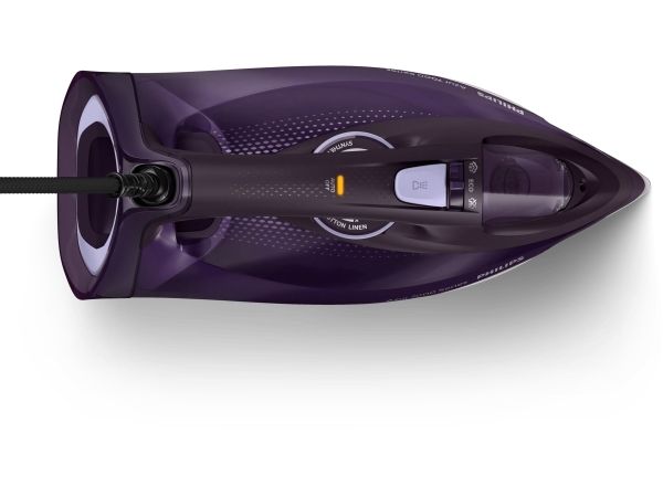 Philips Azur 7000 Series DST7051 - Dampstrygejern med automatisk afbrydelse - såleplade: SteamGlide Elite - 2800 W - mørk purpur billede 4