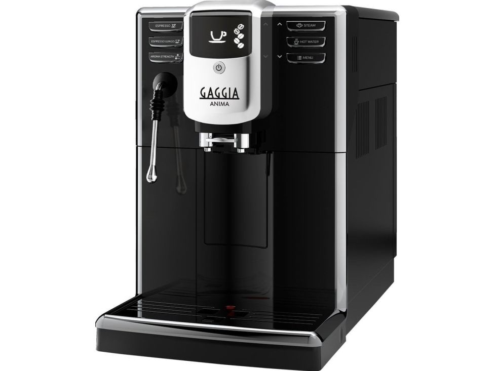 Gaggia ANIMA BARISTA PLUS, Espressomaskine, 1,8 L, Kaffebønner, Malet kaffe, Indbygget kværn, 1850 W, Sort