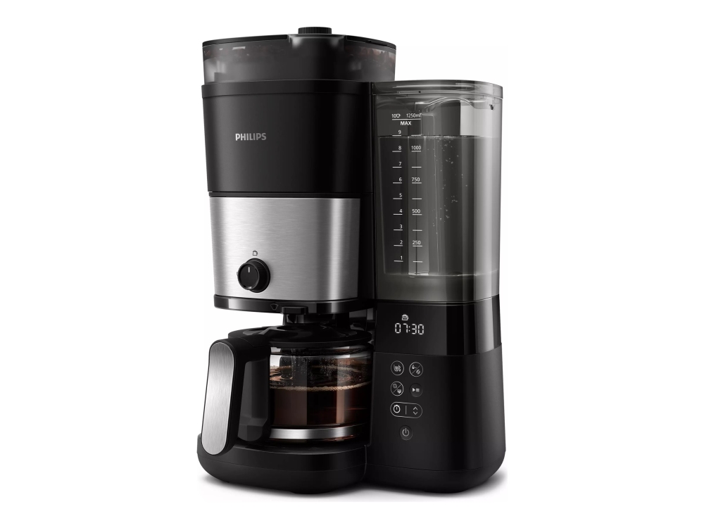 Philips All-in-1 Brew HD7900 - Kaffemaskine - 10 kopper - sort/ sølv