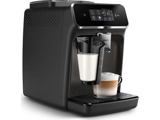 Philips Series 2300 EP2334 - automatic coffee machine with cappuccinatore - 15 bar - black/shiny cashmere gray